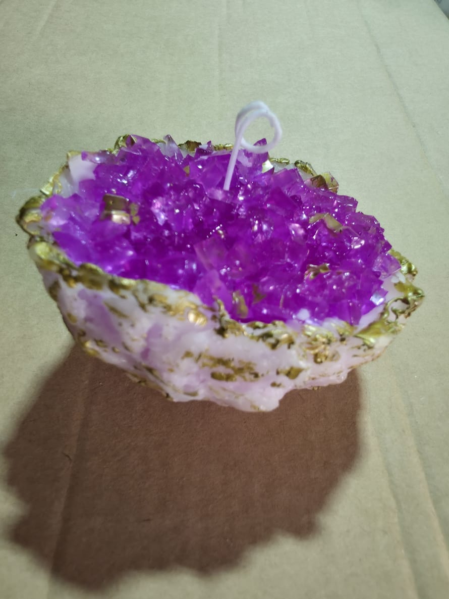 Geode candles