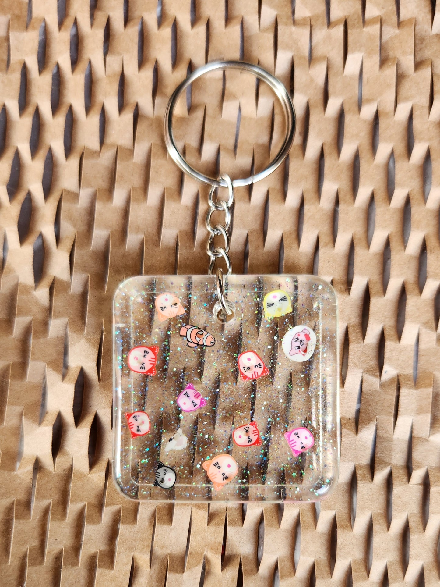 Rectangular keychains