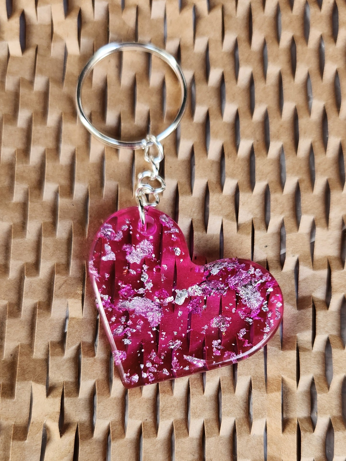 Heart keychains
