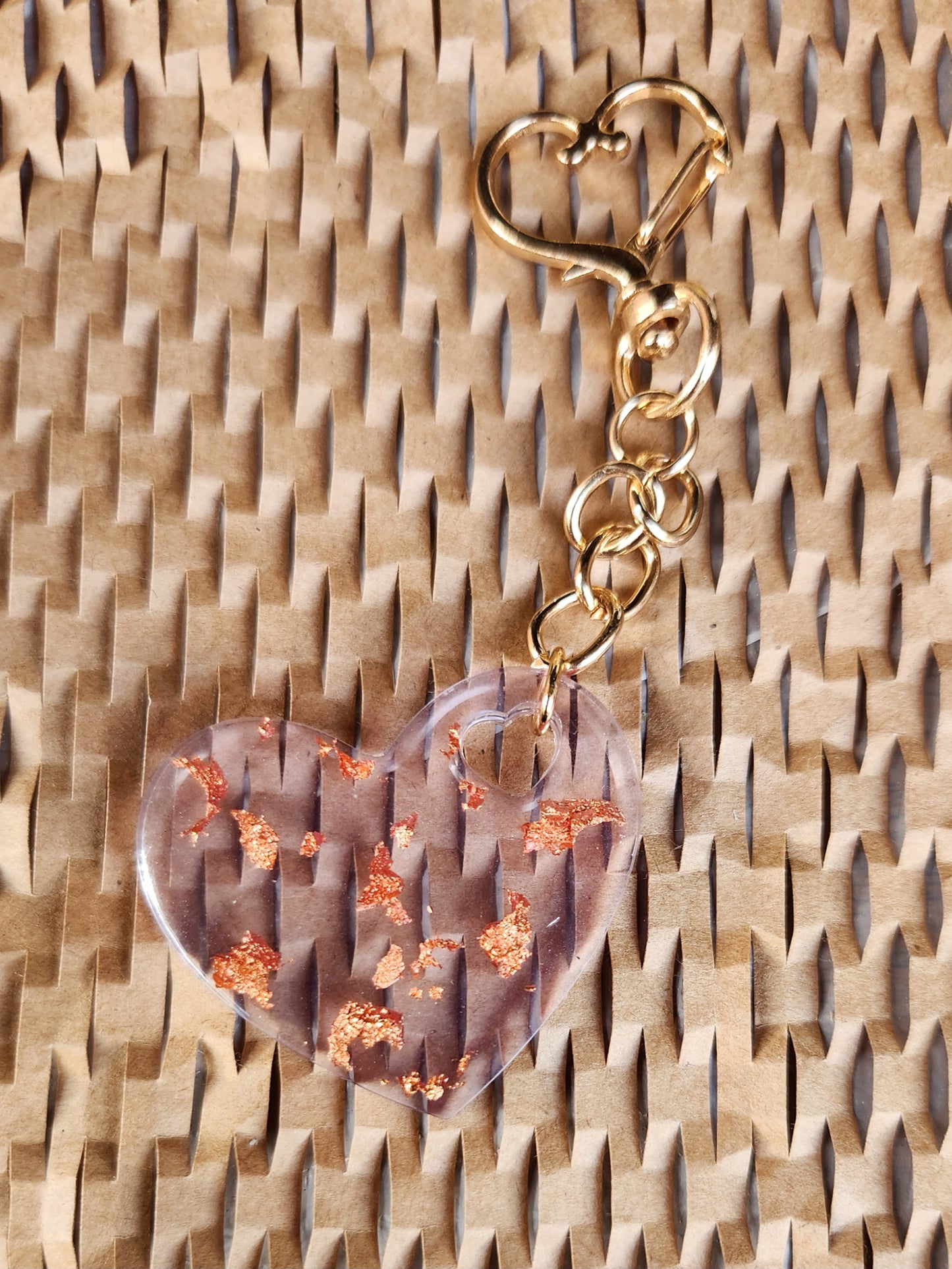 Heart keychains