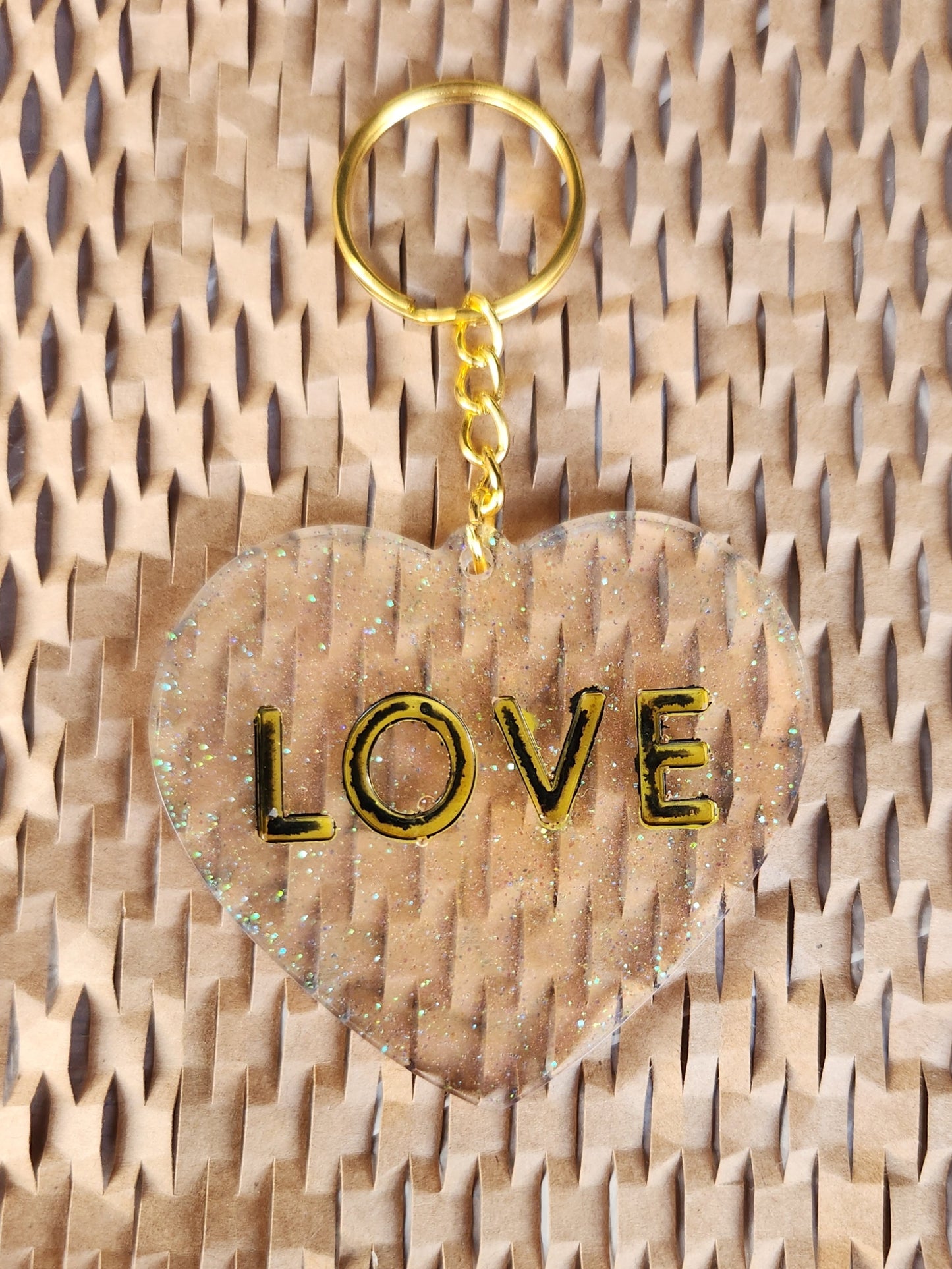 Heart keychains
