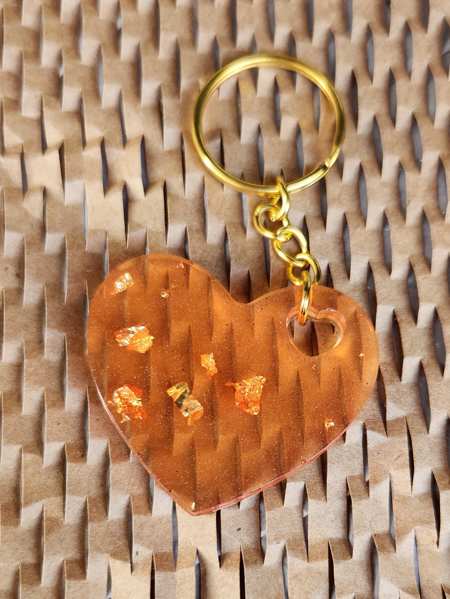 Heart keychains