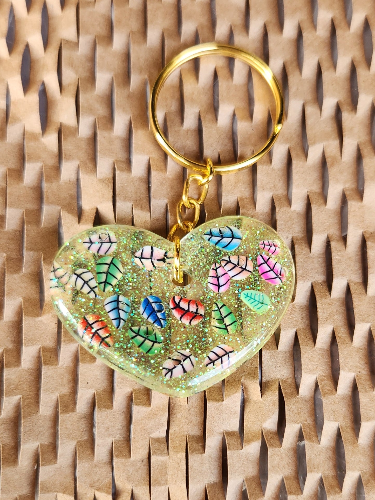 Heart keychains