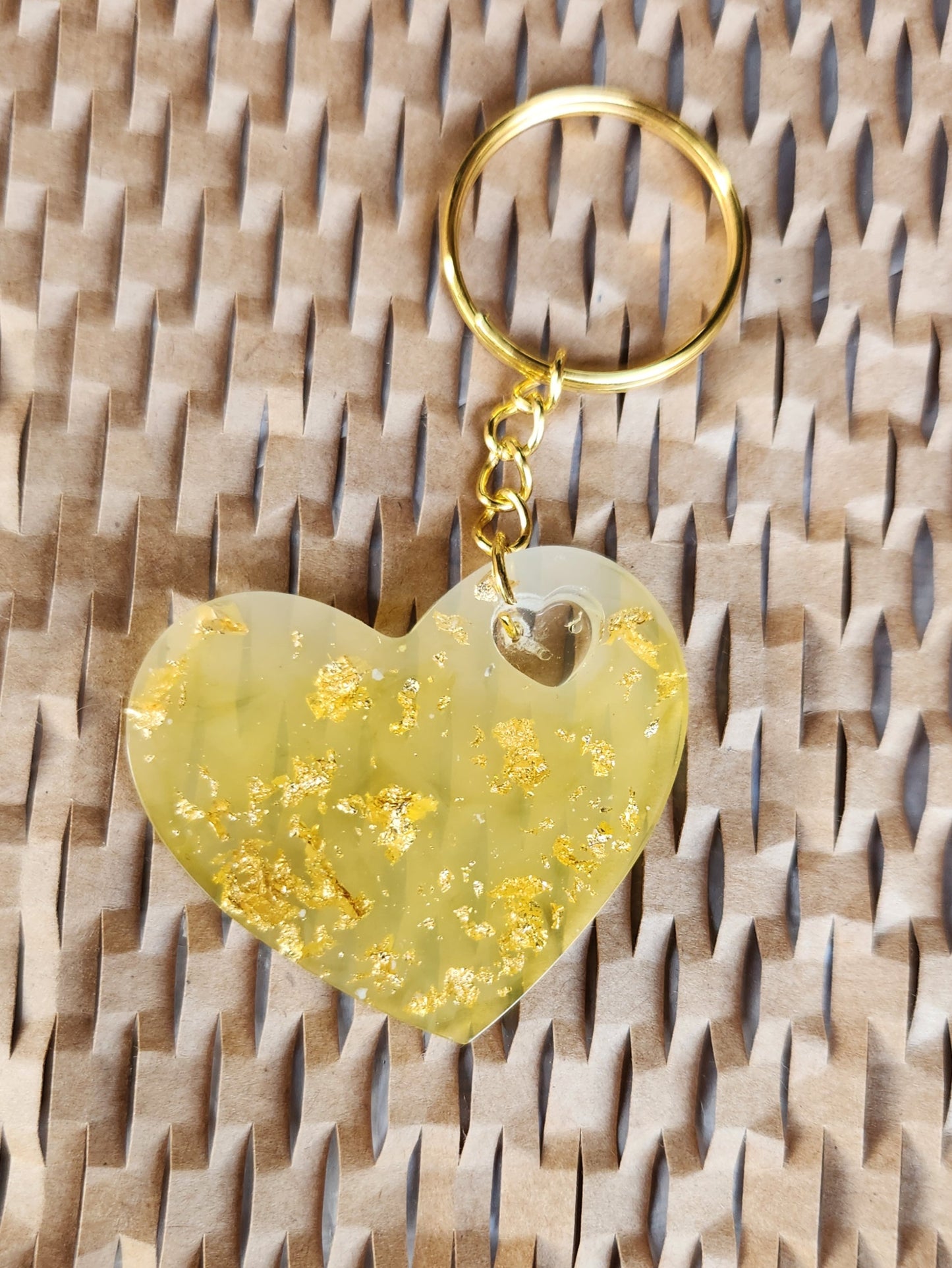 Heart keychains