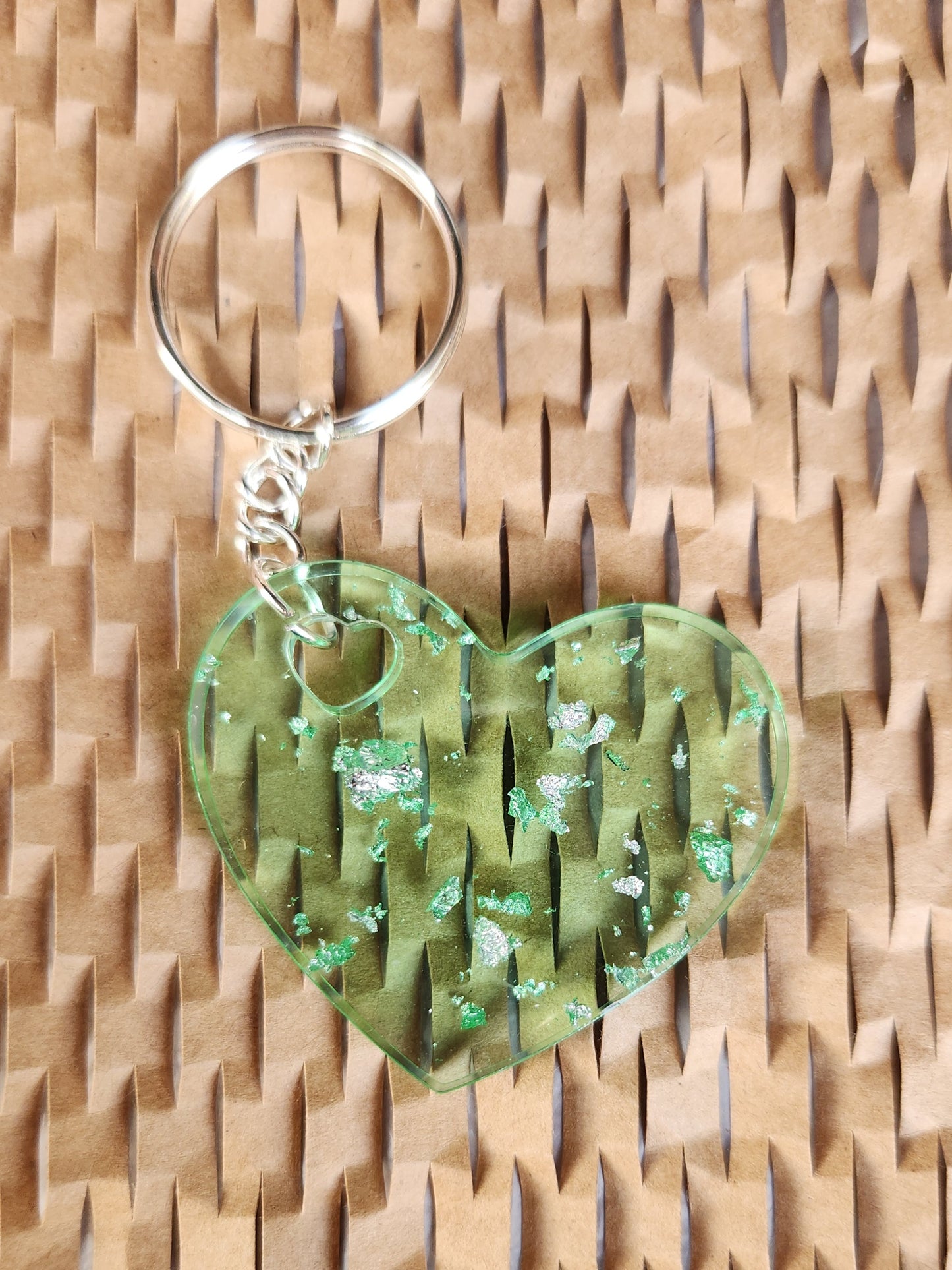 Heart keychains