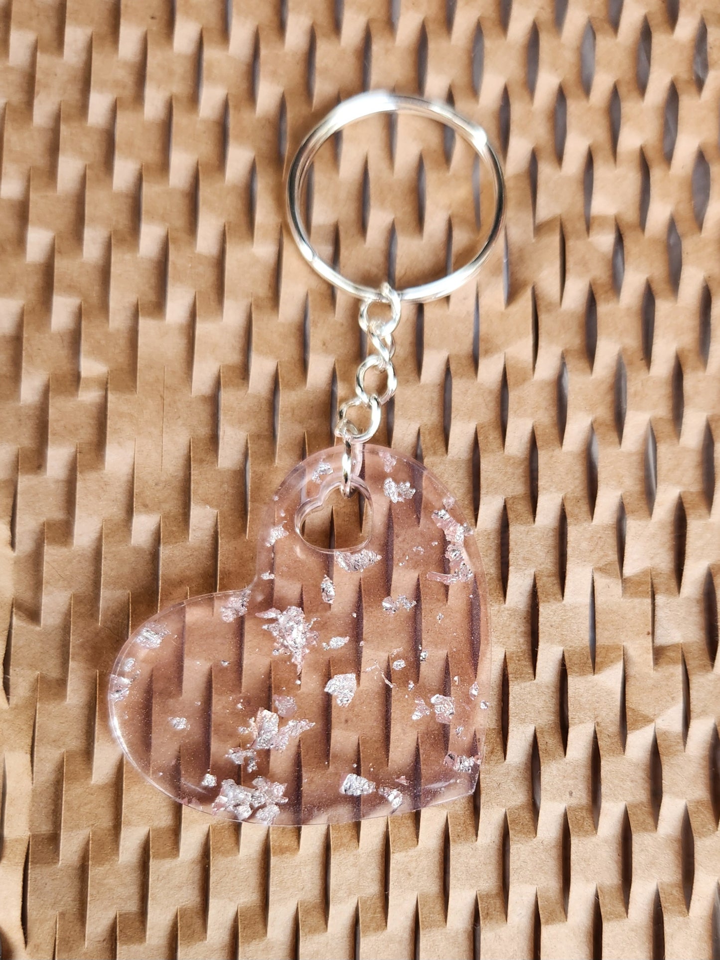 Heart keychains