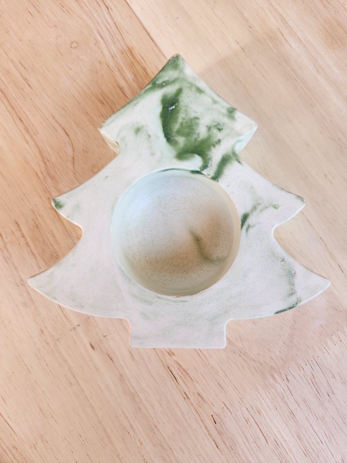 Christmas Tree Candle Vessel
