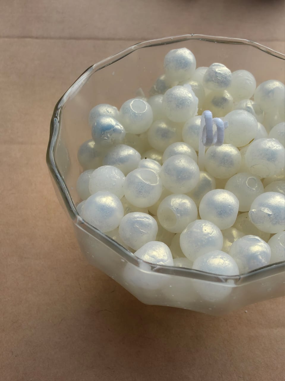 Pearl in Glass Candles