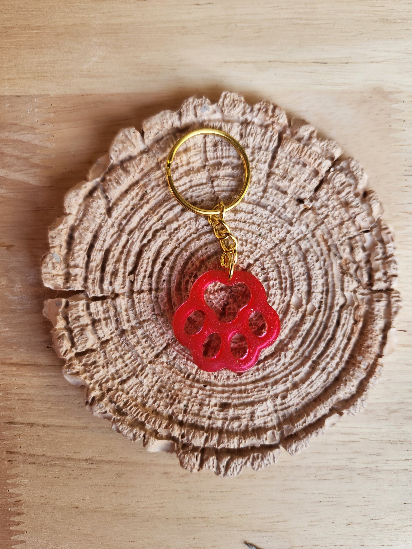 Paw keychains