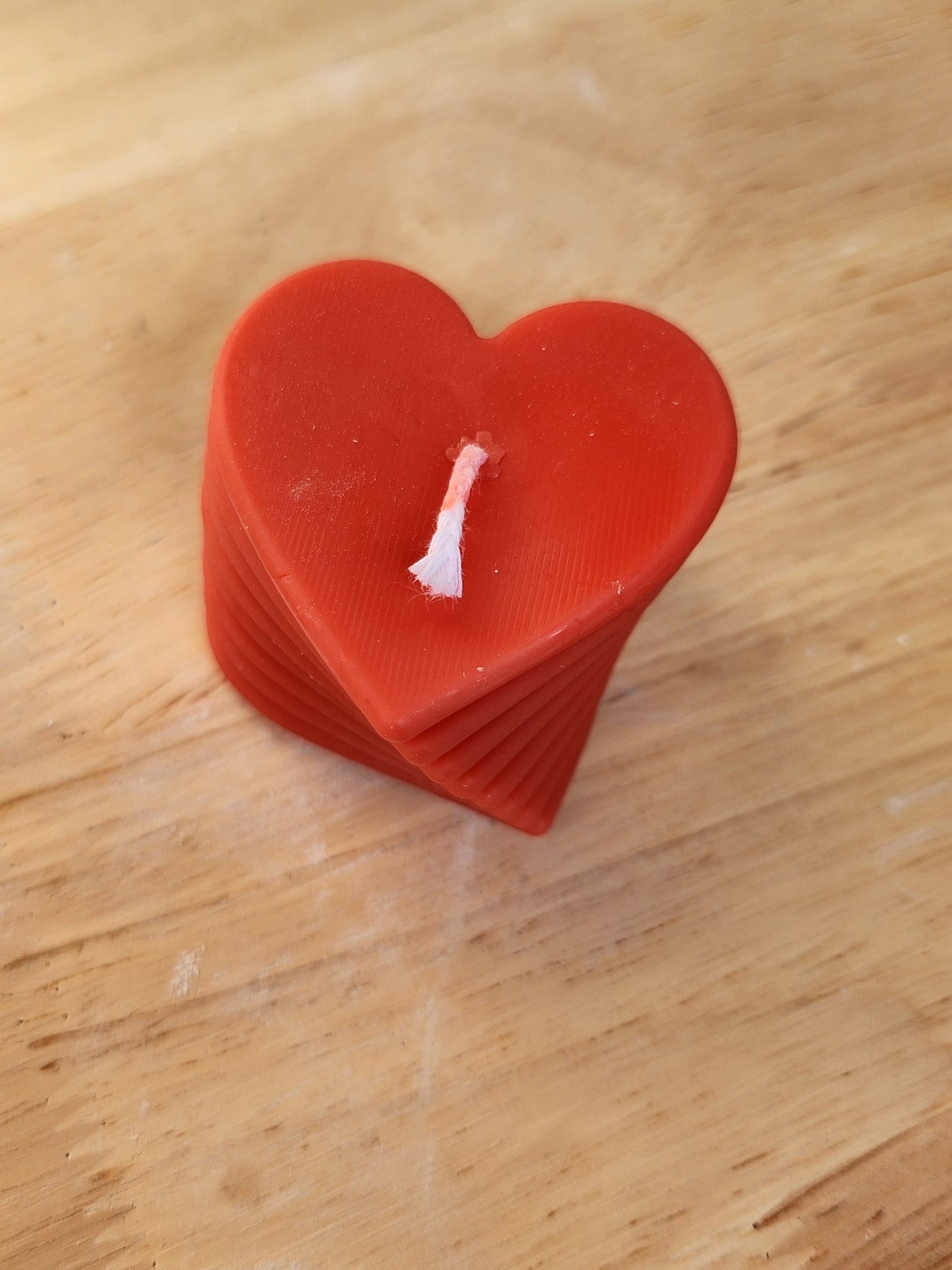 Heart Candle Large