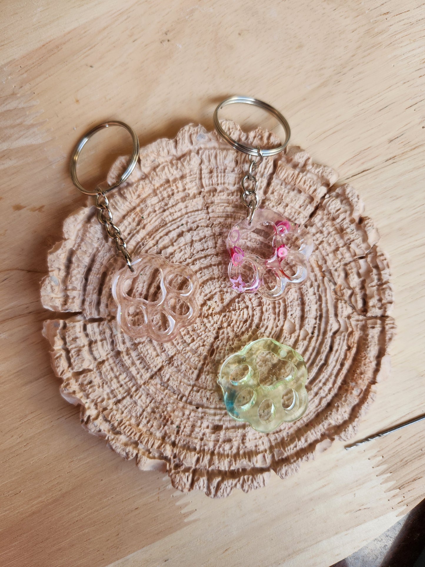 Paw keychains
