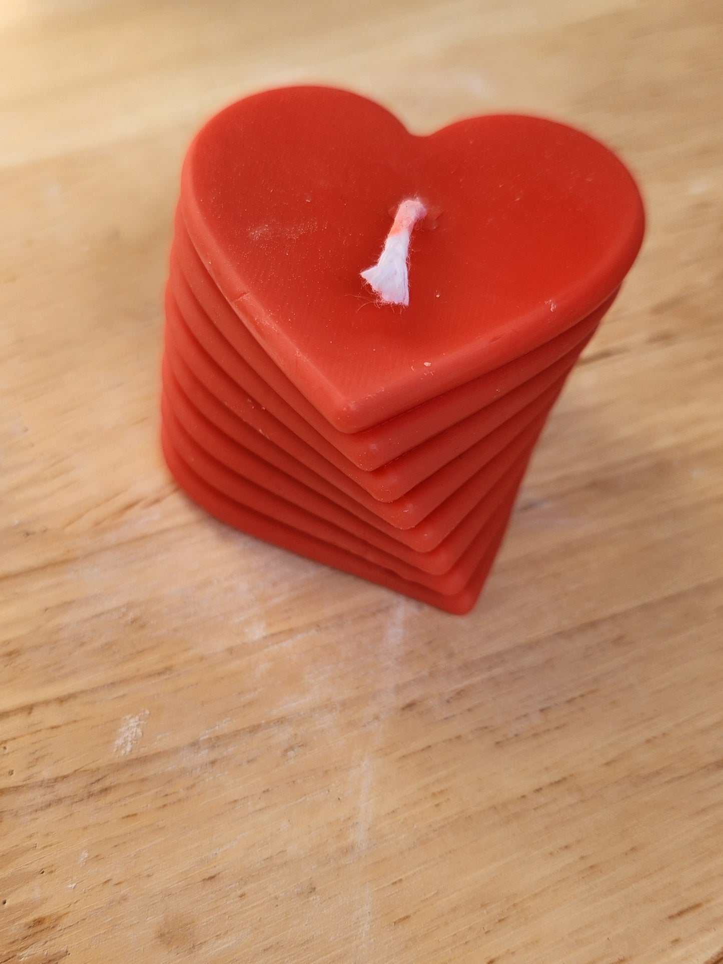 Heart Candle Large