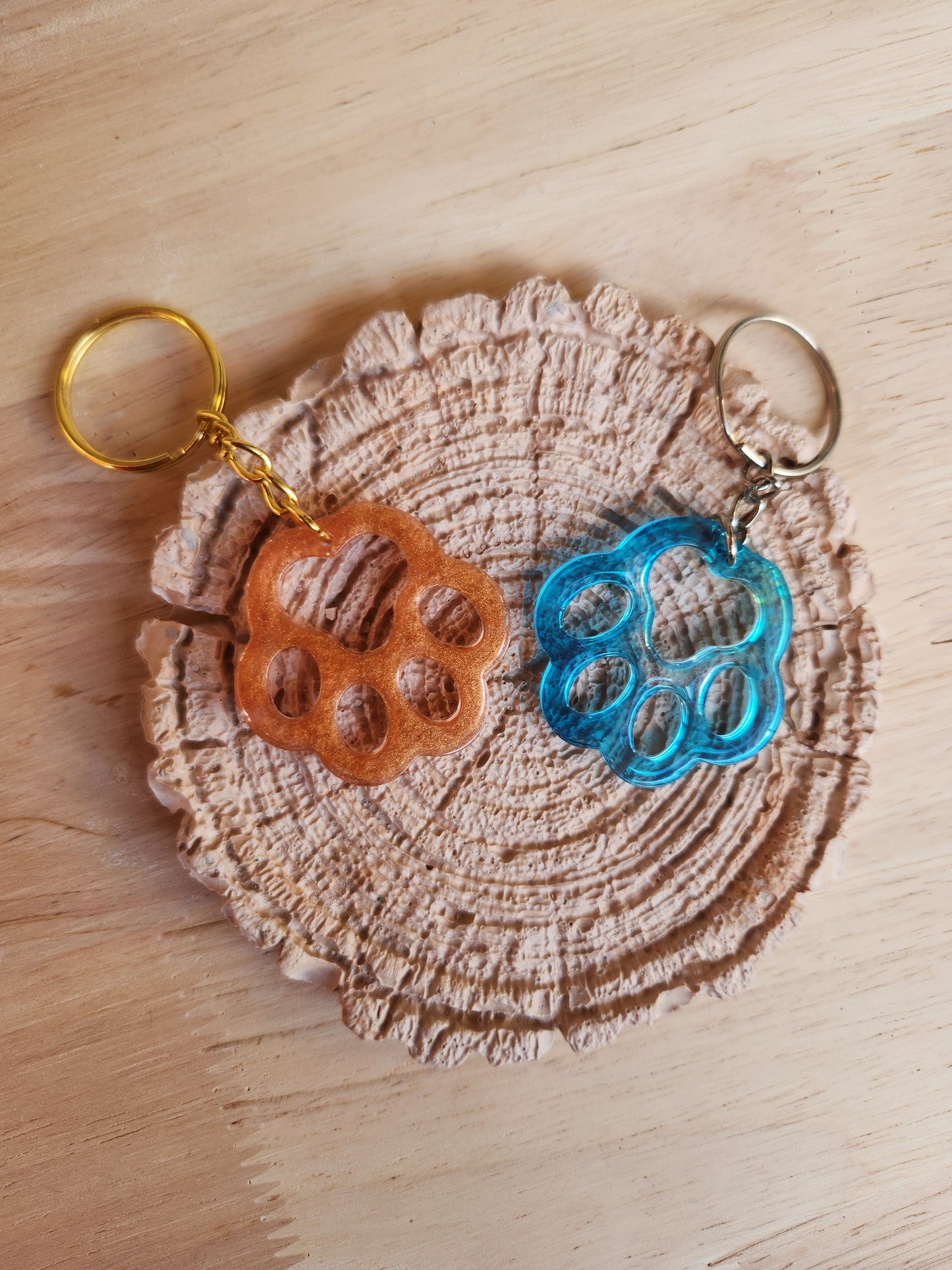 Paw keychains