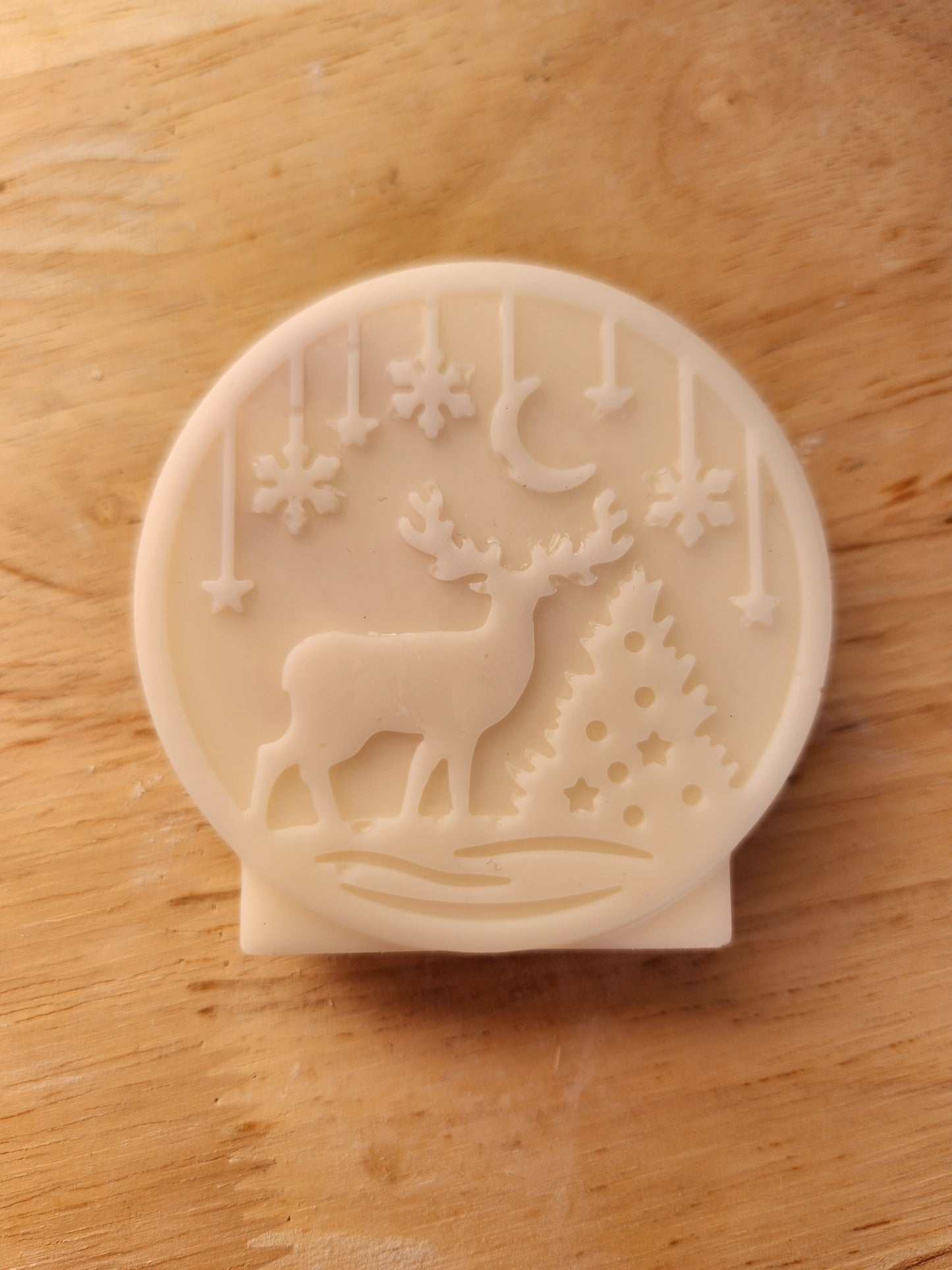 Snow globe candle
