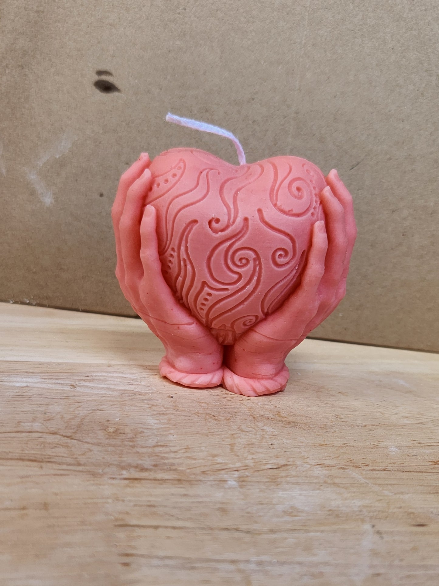 Heart Candle Large