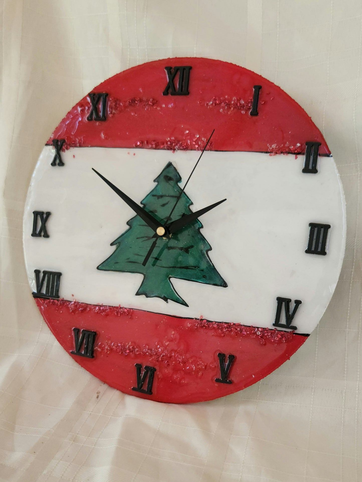 Customized Lebanon resin clock
