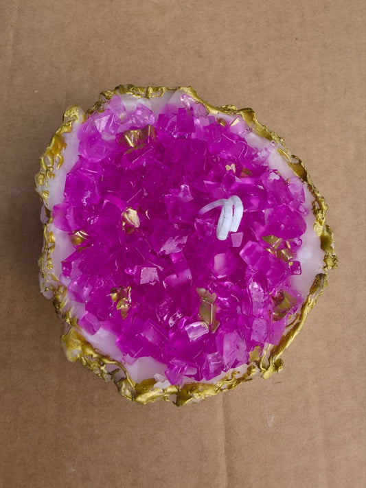 Geode candles