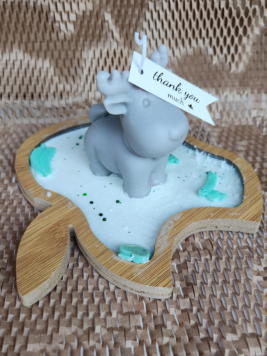 Rudolph Reindeer on tray