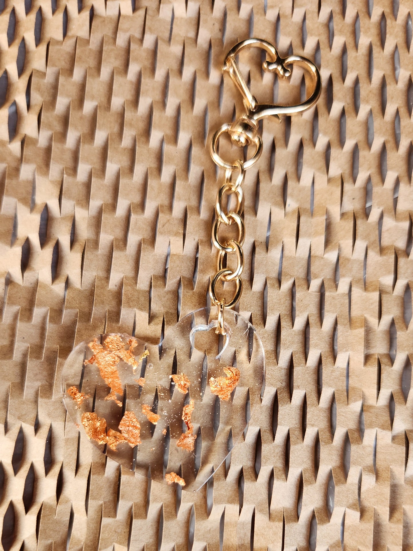Heart keychains