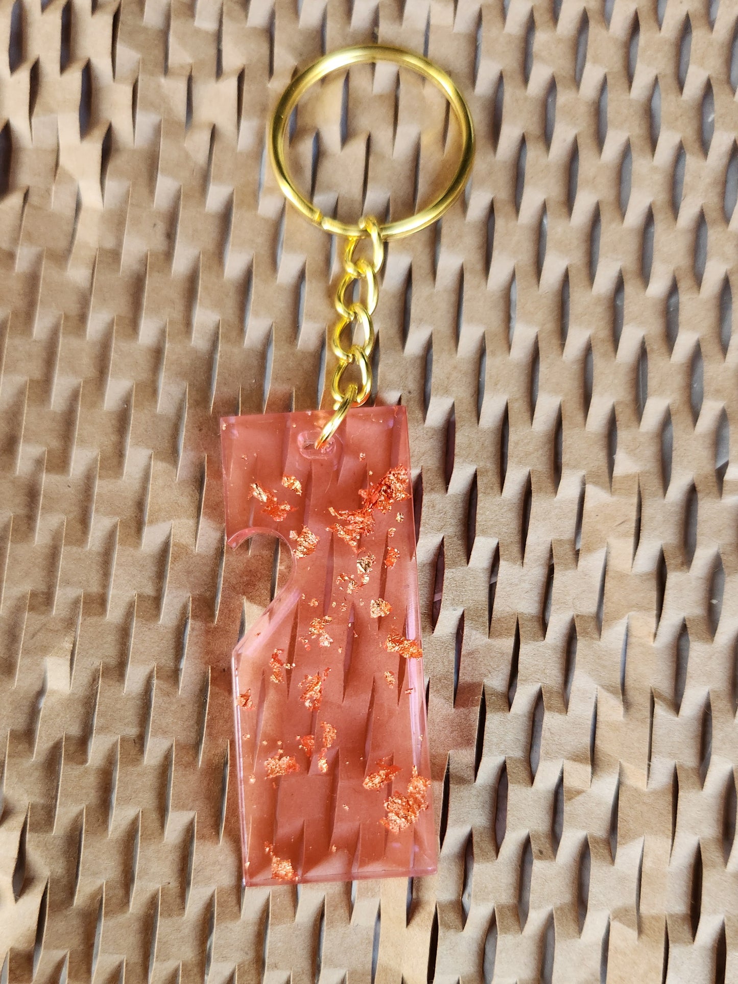 Rectangular keychains