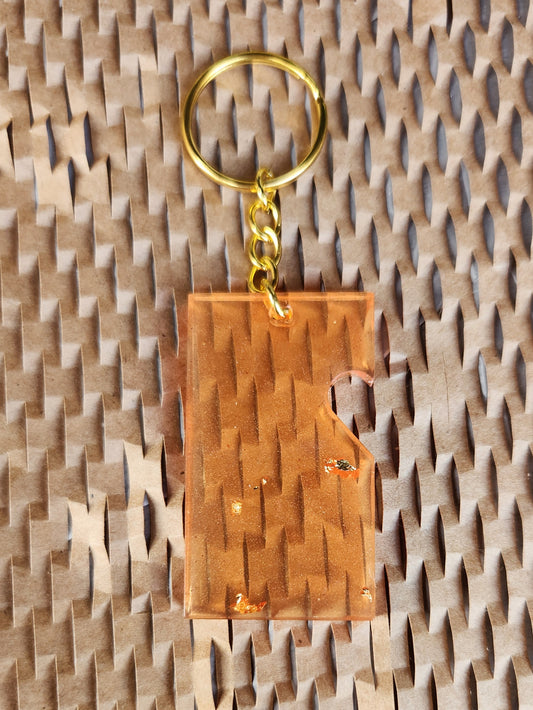 Rectangular keychains