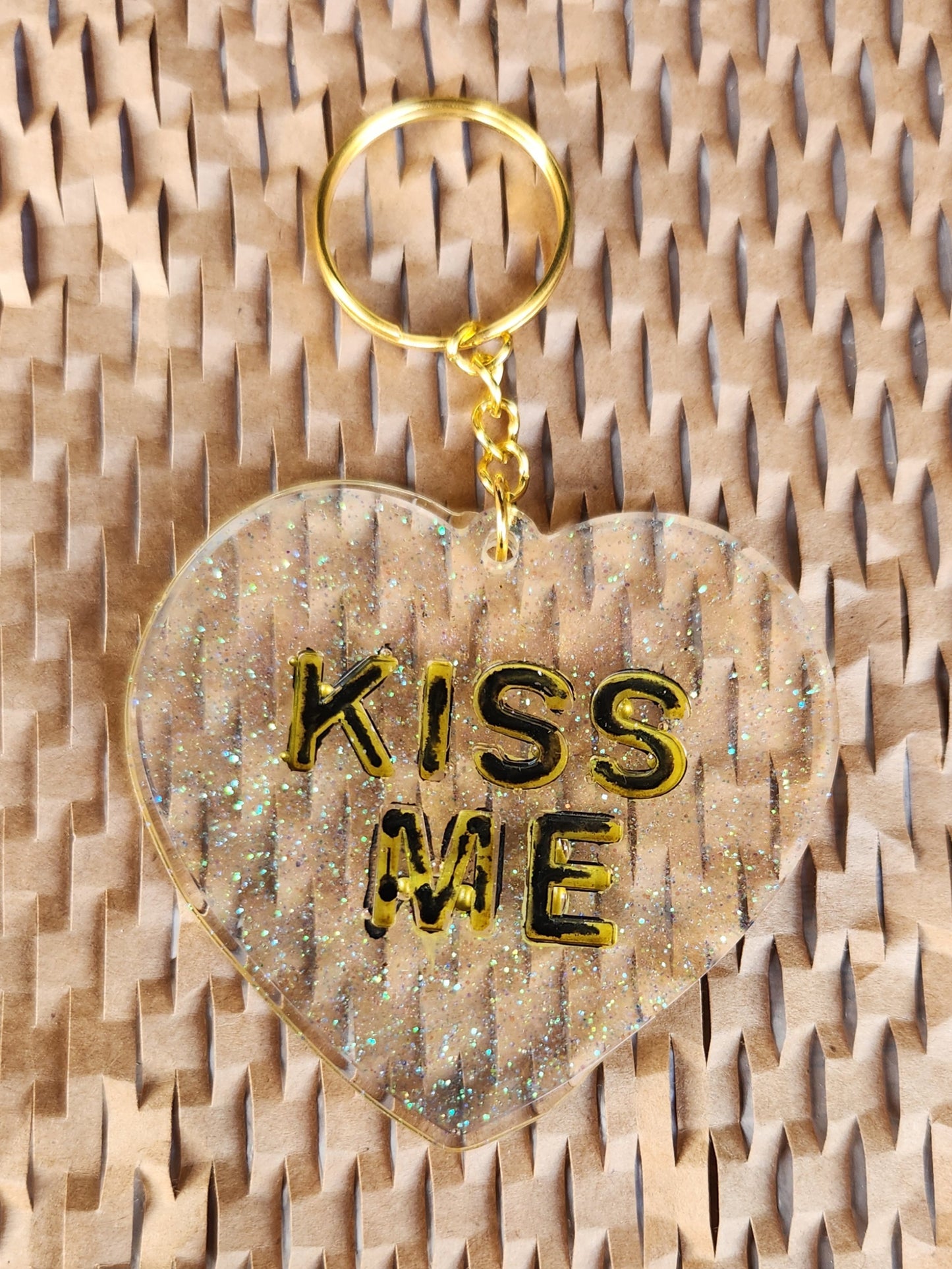 Heart keychains