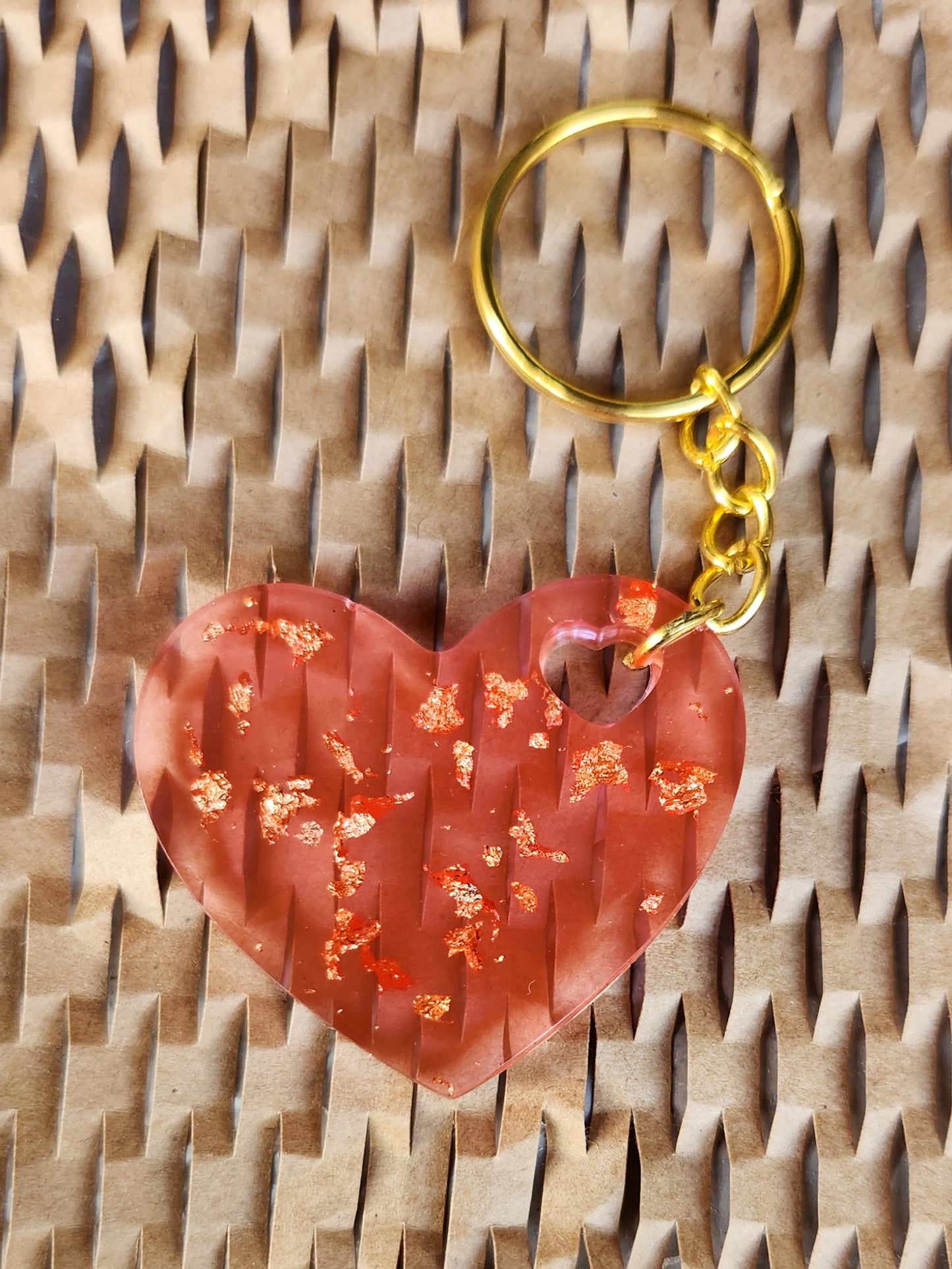 Heart keychains