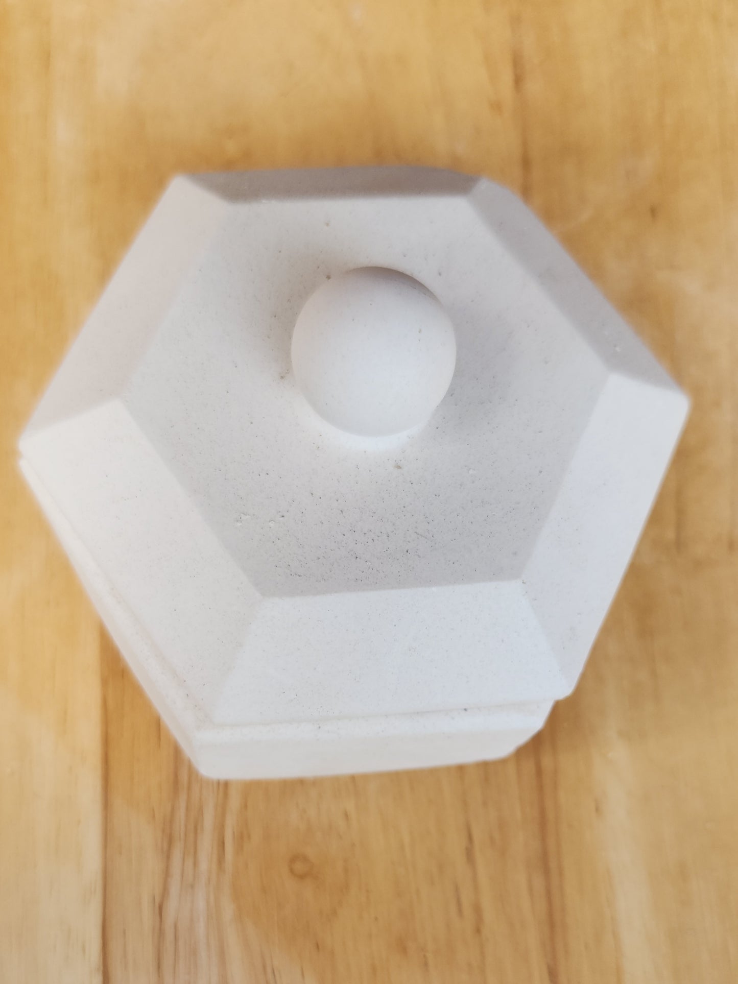 Storage Hexagonal Jar