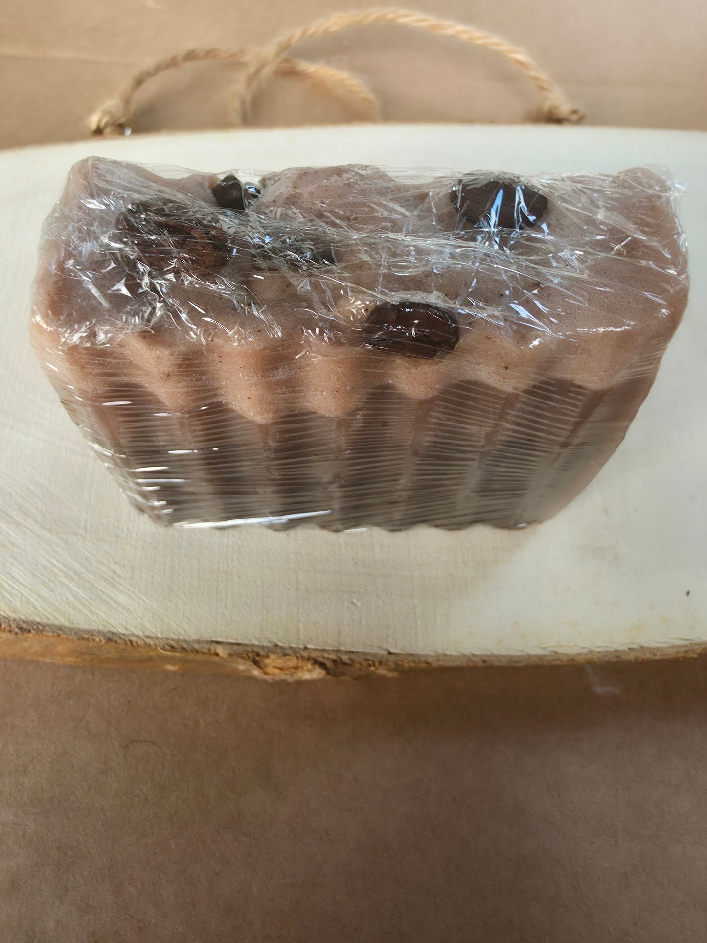 Coffee-Vanilla exfoliating bar soap