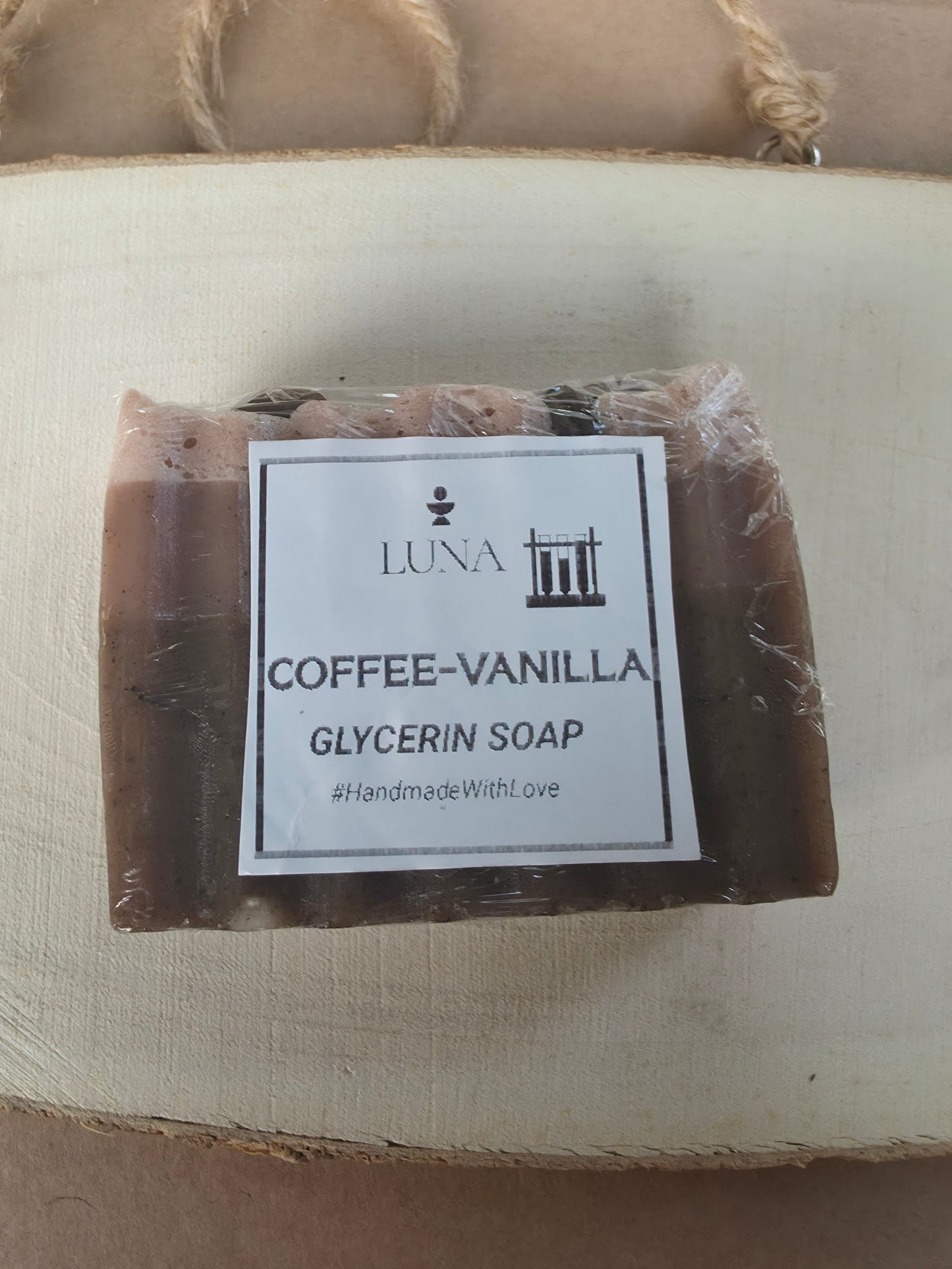 Coffee-Vanilla exfoliating bar soap