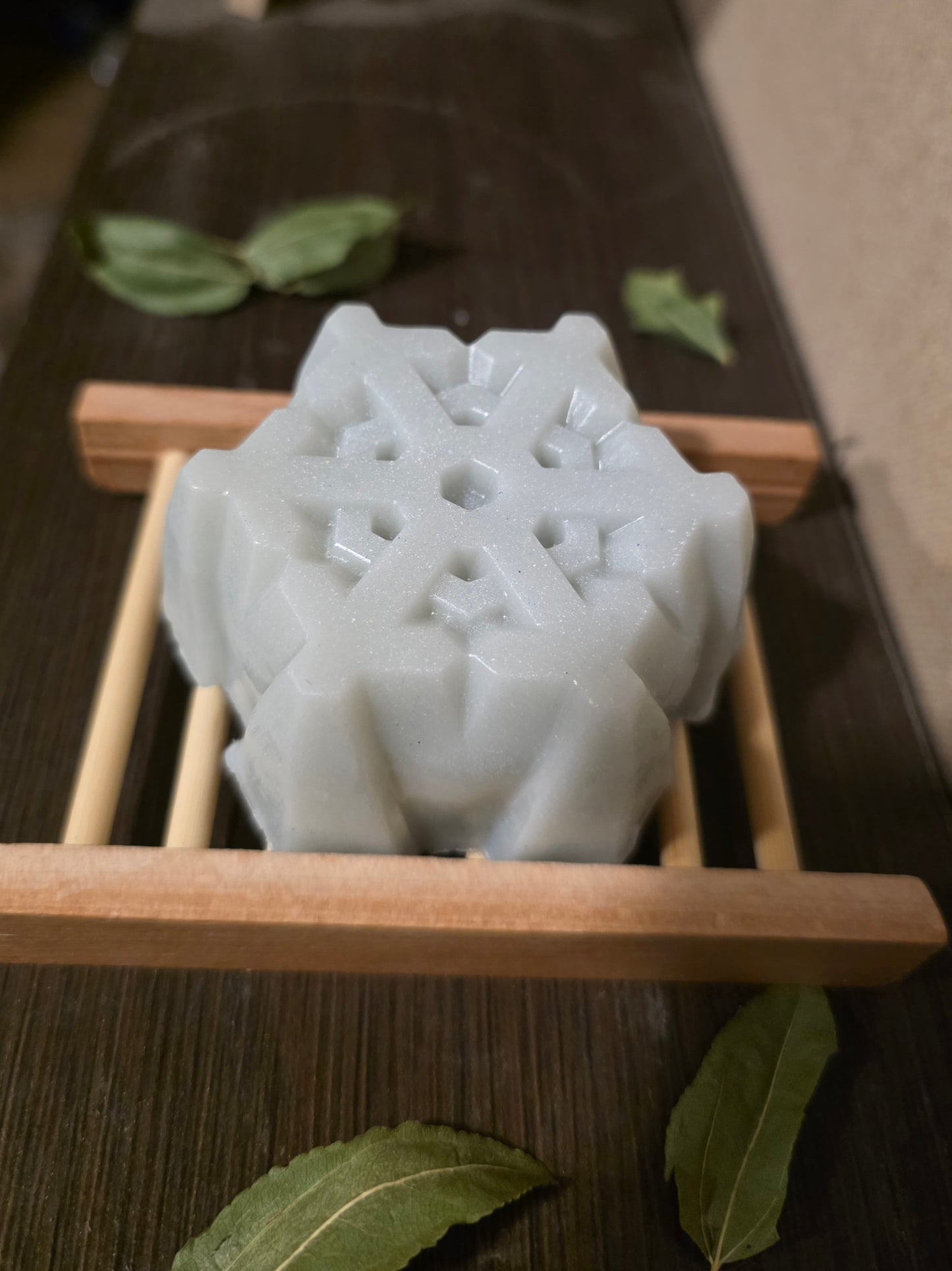 Christmas Snowflake Soap