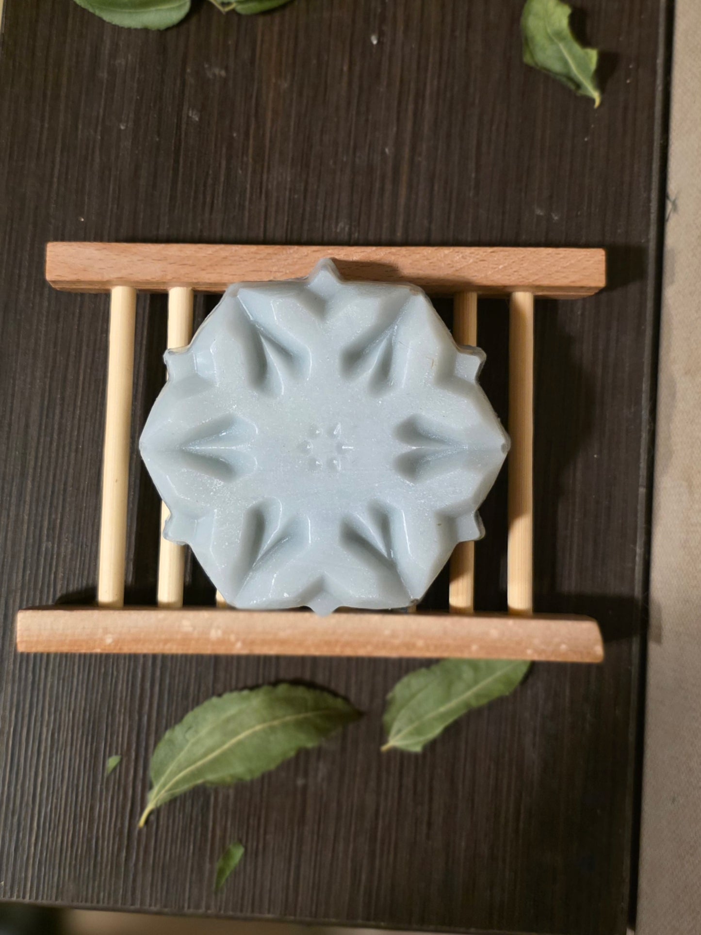 Christmas Snowflake Soap
