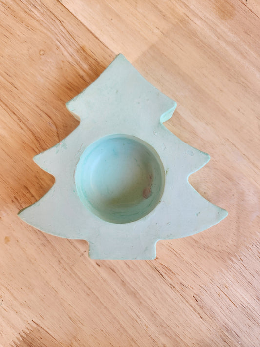 Christmas Tree Candle Vessel