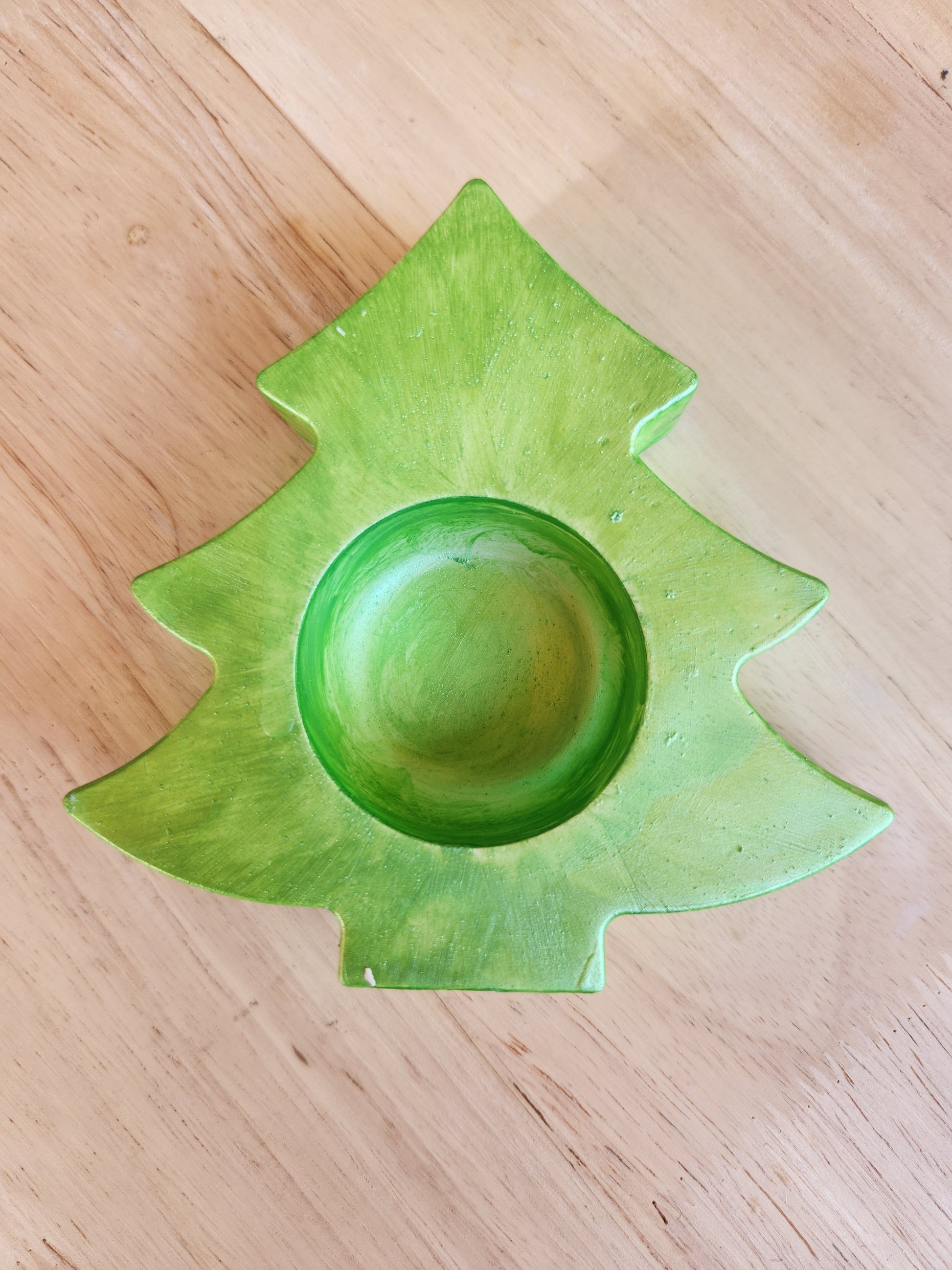 Christmas Tree Candle Vessel