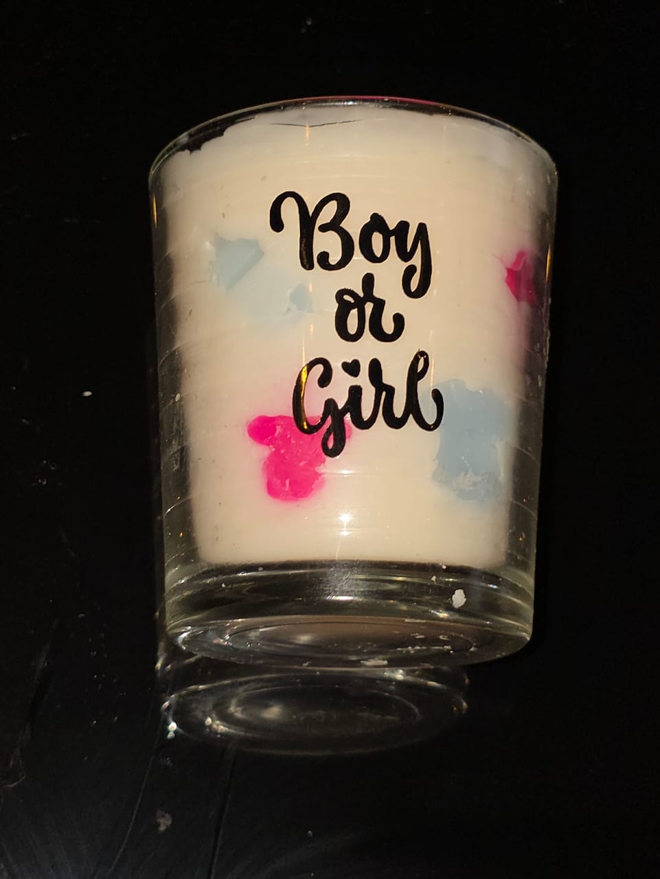 Gender Reveal Candle