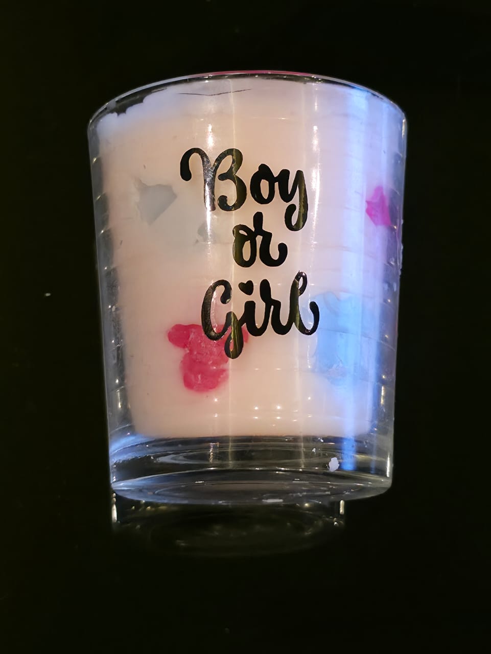 Gender Reveal Candle