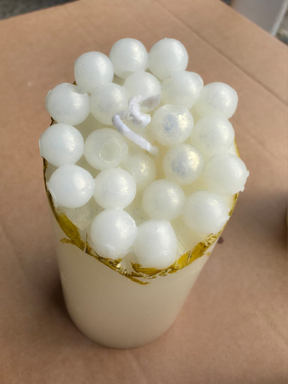 Pearl Pillar Candles