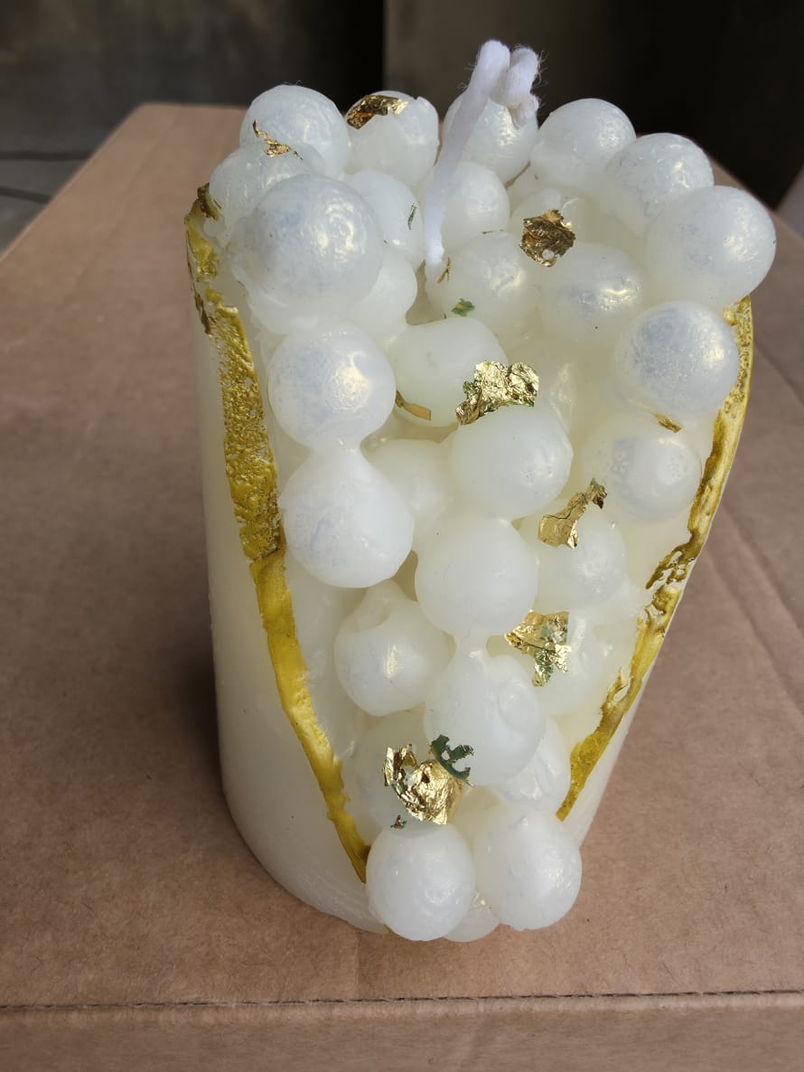 Pearl Pillar Candles