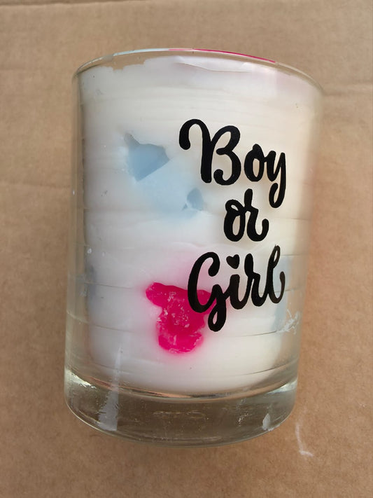 Gender Reveal Candle