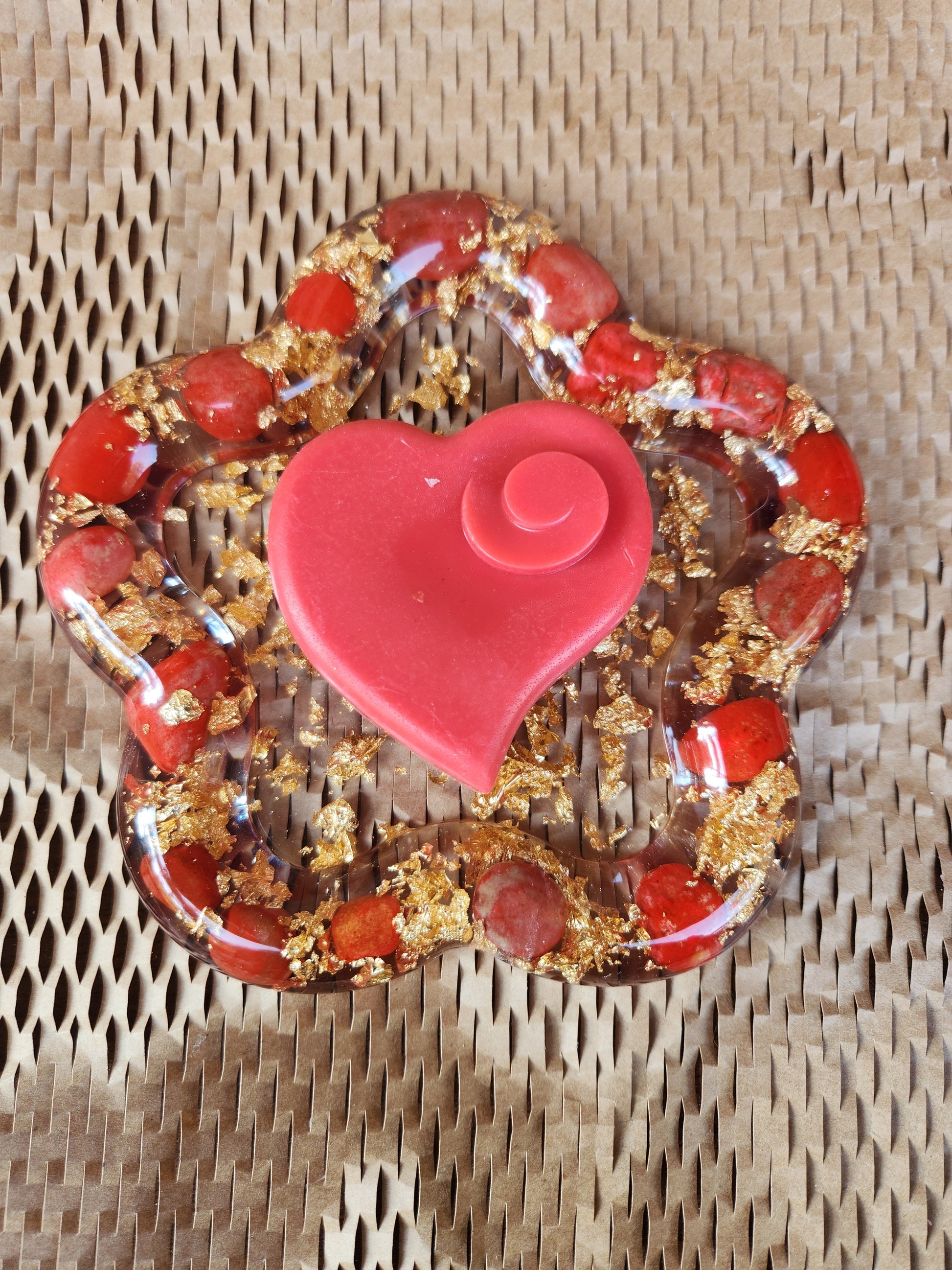large heart with twisted circle