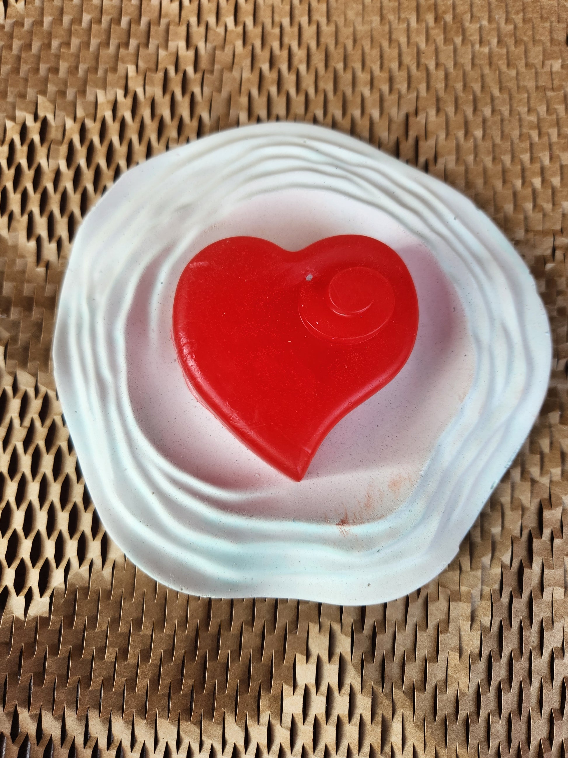 large heart with twisted circle