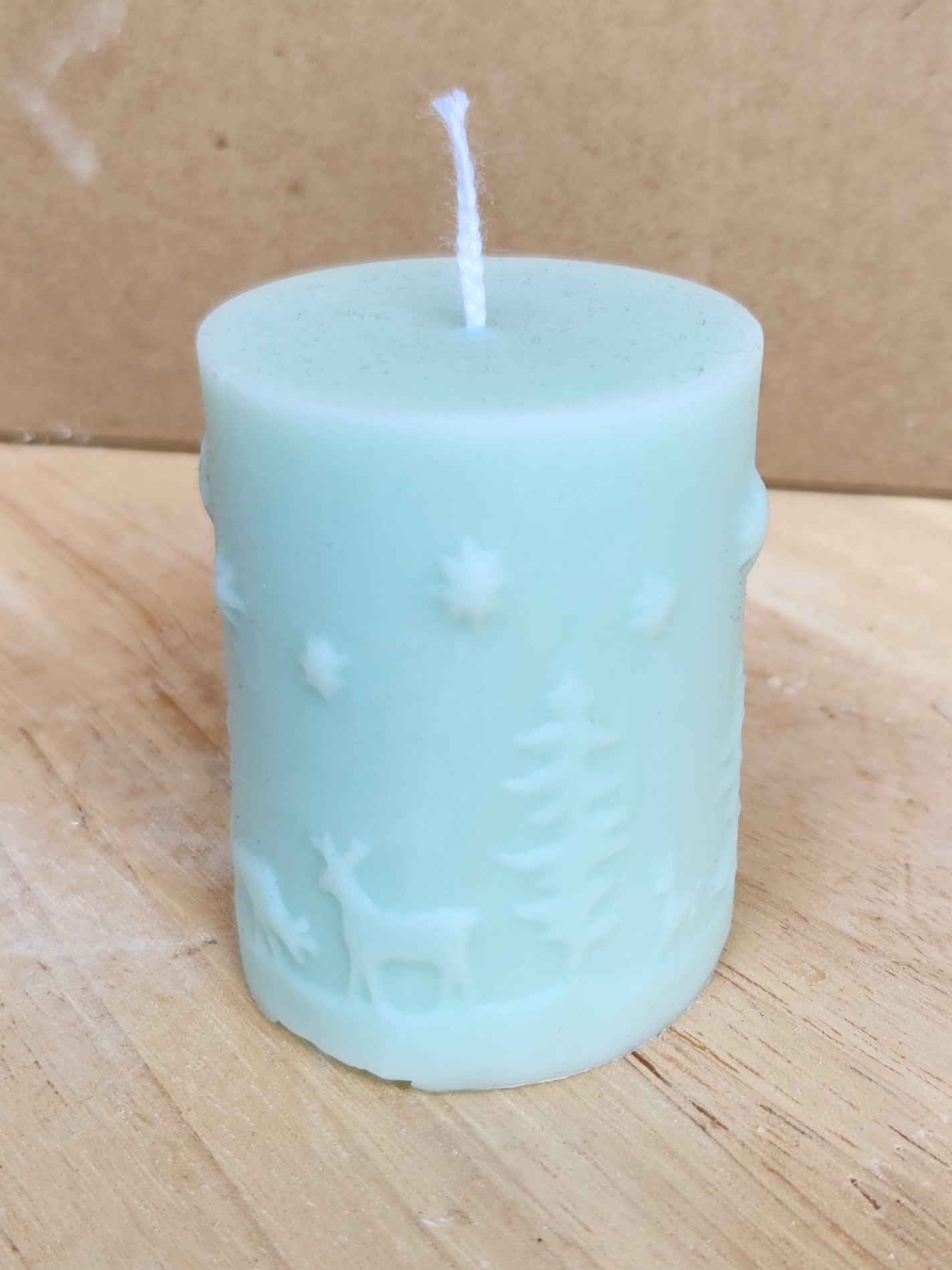 Enchanted Christmas Forest Pillar