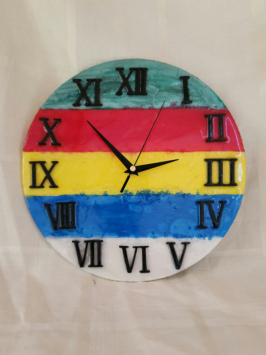 Customized Druze resin clock