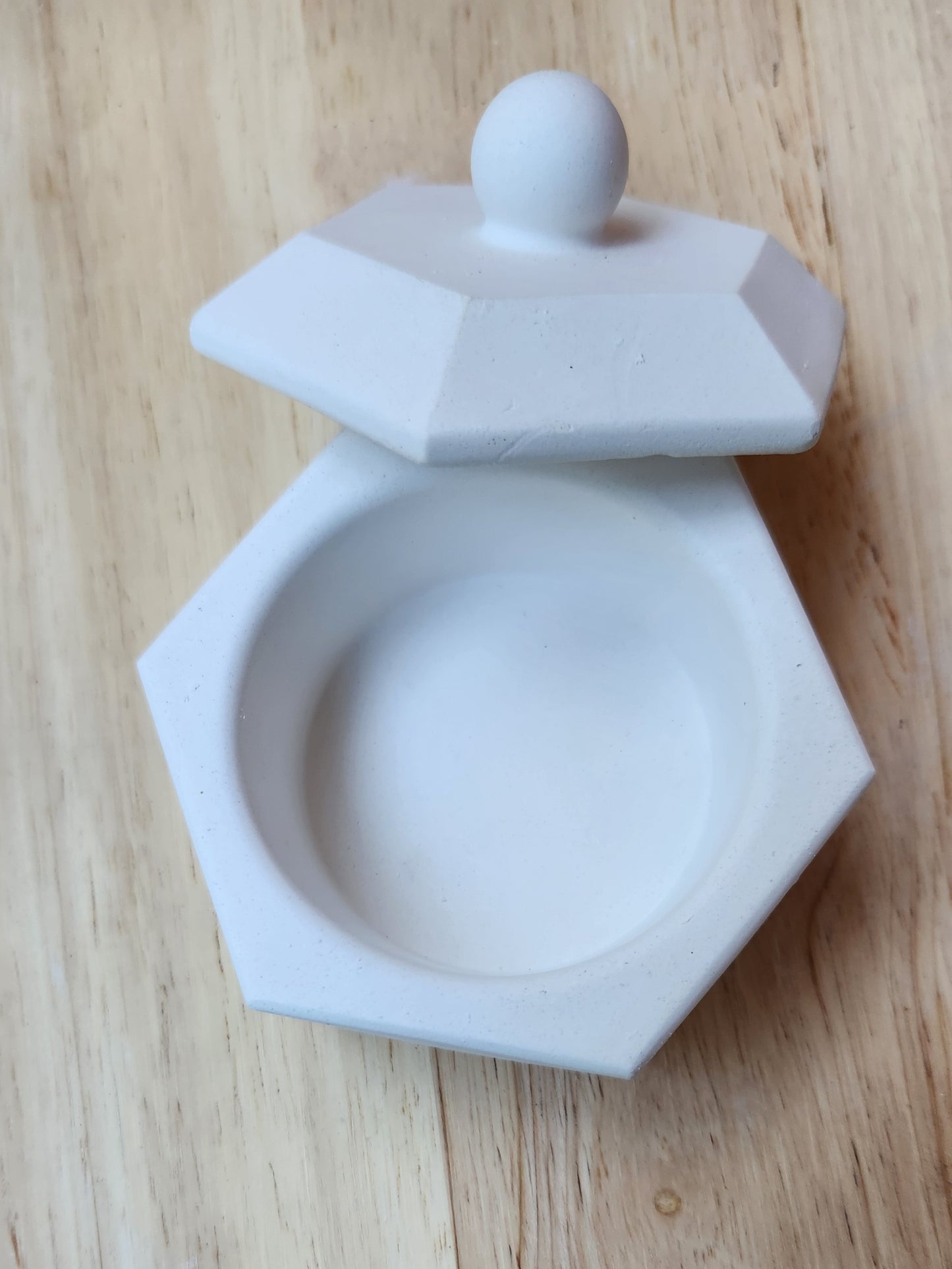 Storage Hexagonal Jar