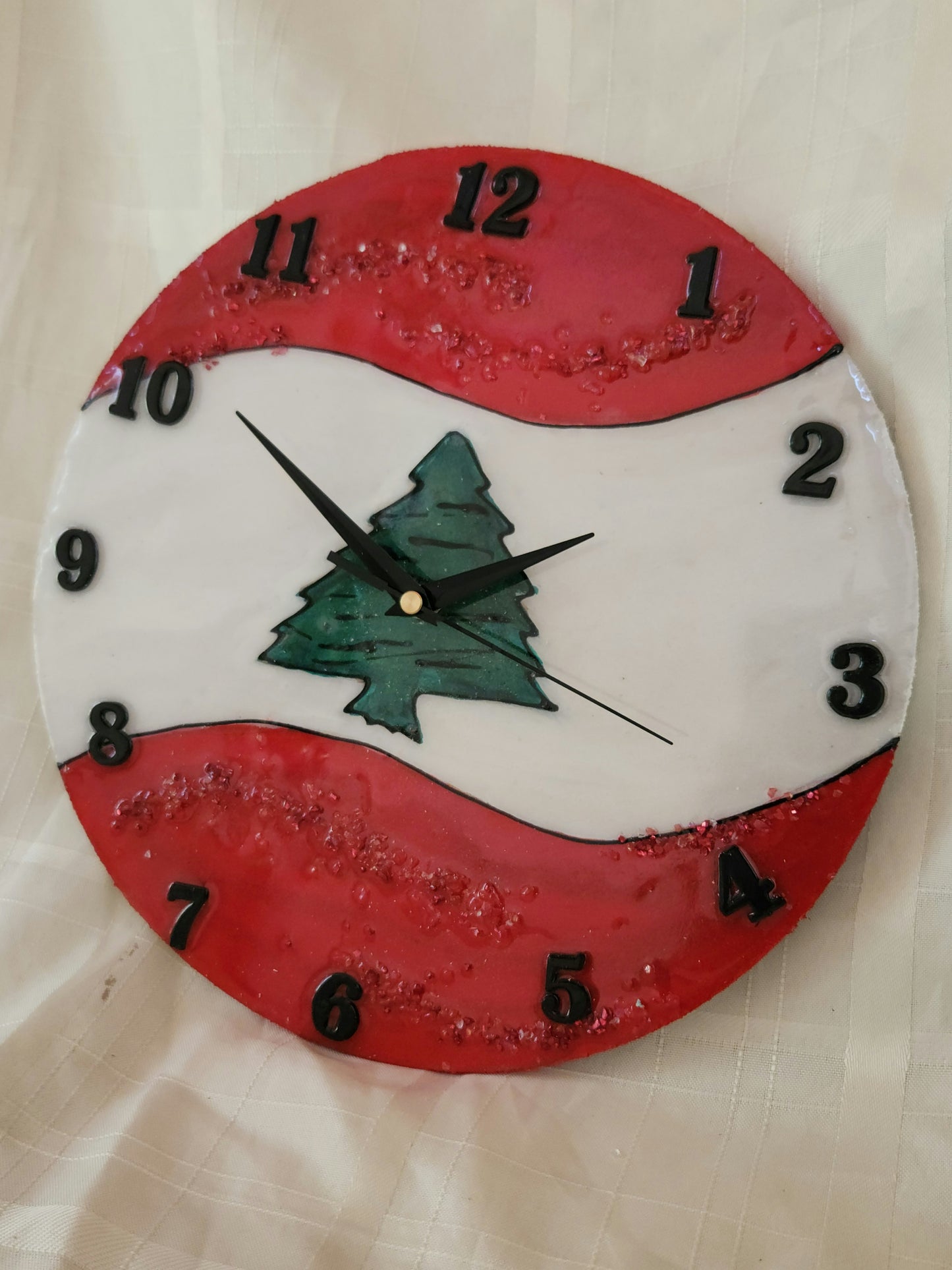 Customized Lebanon resin clock