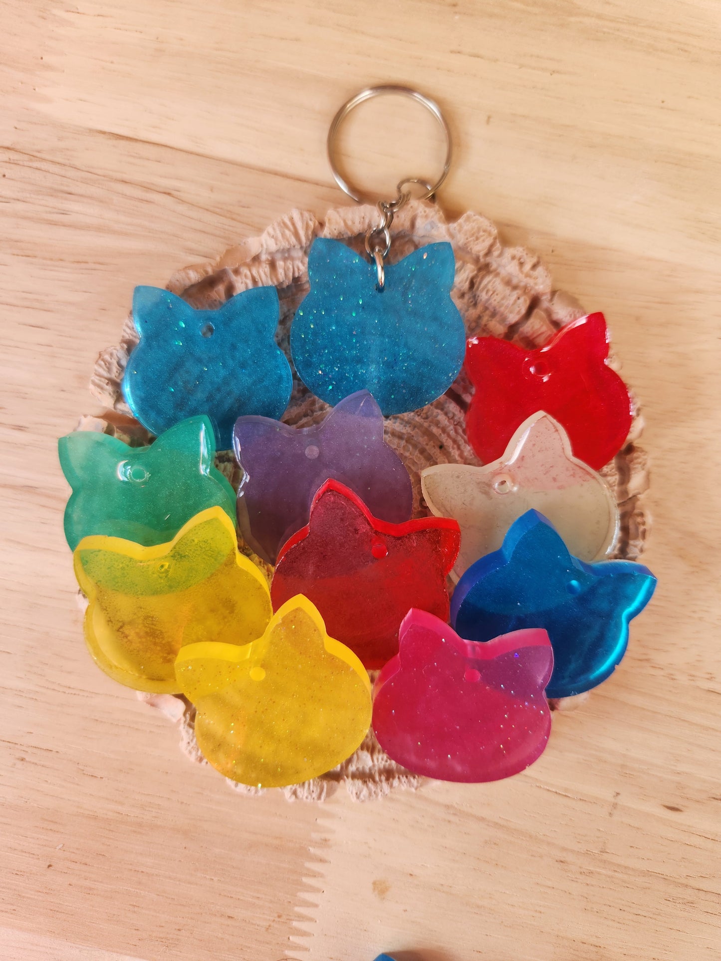 Cat face keychains or tag