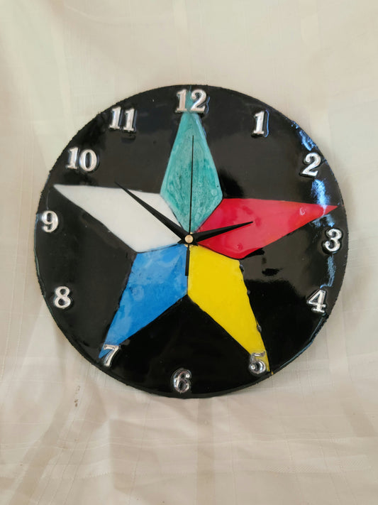 Customized Druze resin clock