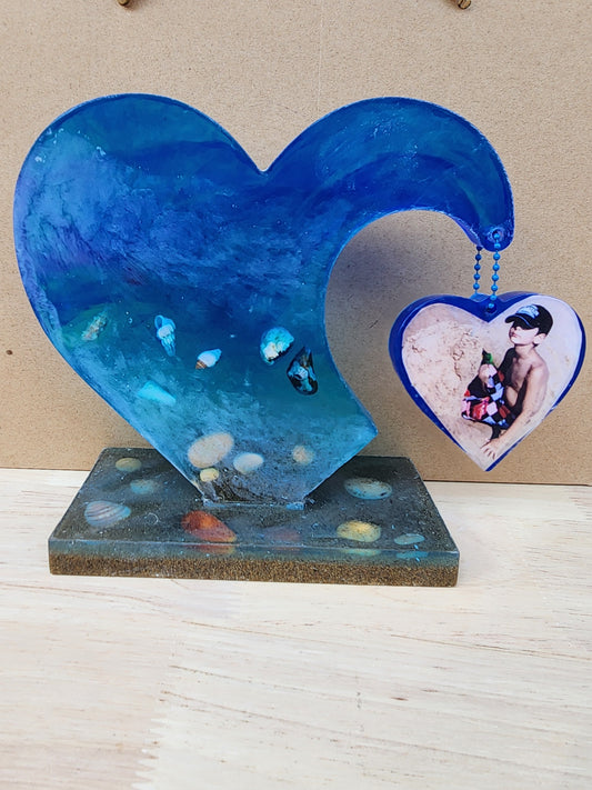Ocean Heart keepsake