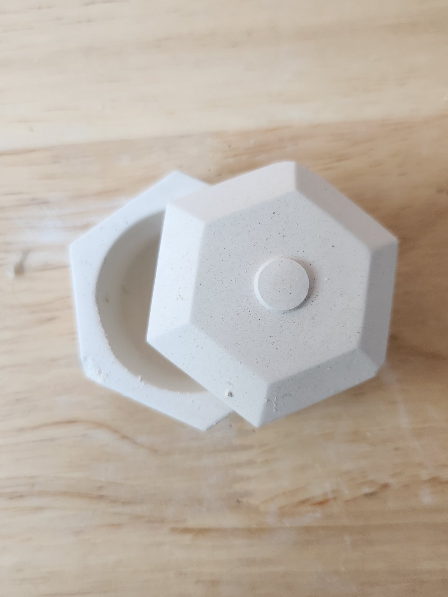 Storage Hexagonal Jar