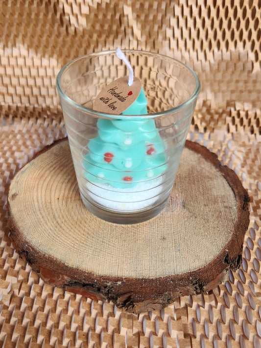 Christmas tree on ice